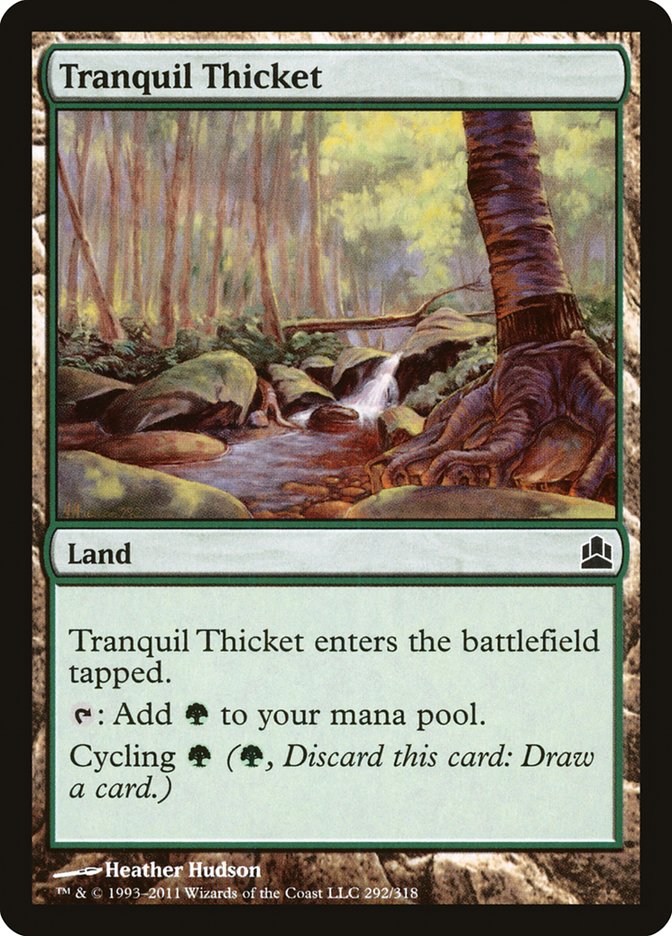 Tranquil Thicket [Commander 2011]-1
