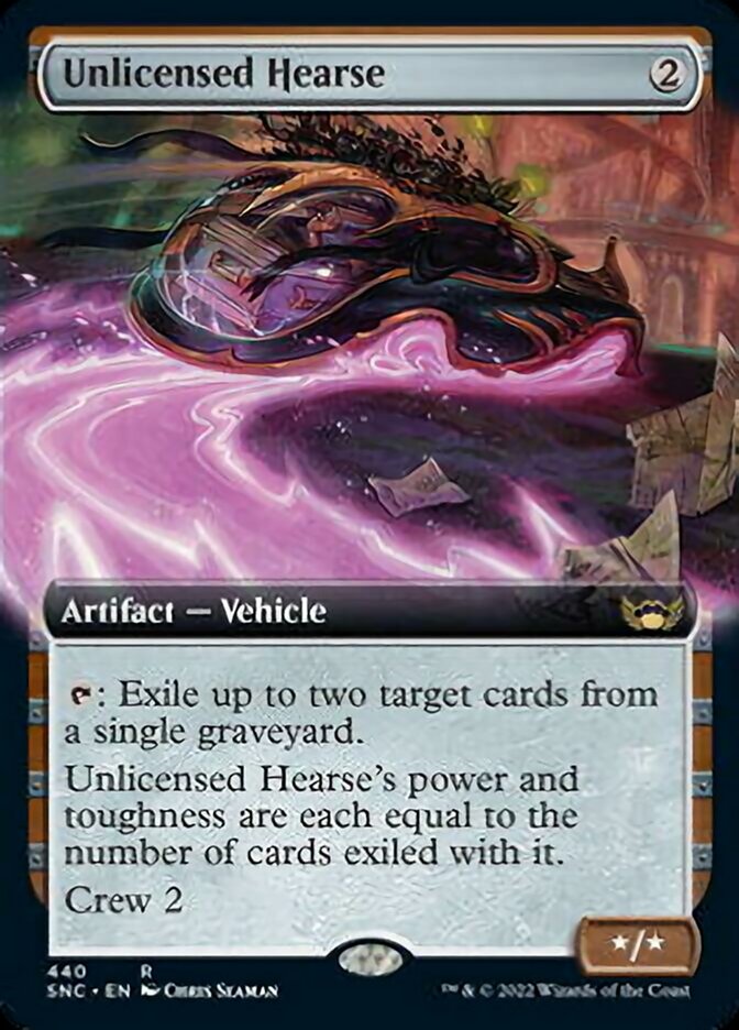 Unlicensed Hearse (Extended Art) [Streets of New Capenna]-1