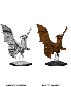 D&D Nolzurs Marvelous Unpainted Miniatures Young Copper Dragon-1