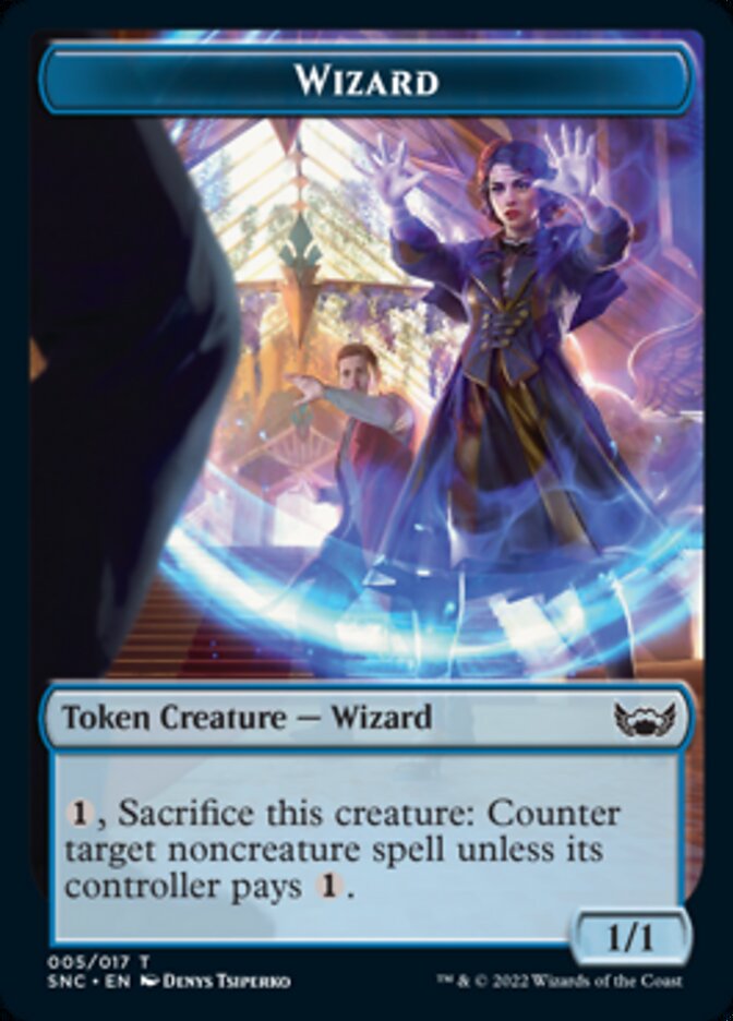 Devil // Wizard Double-Sided Token [Streets of New Capenna Tokens]-2