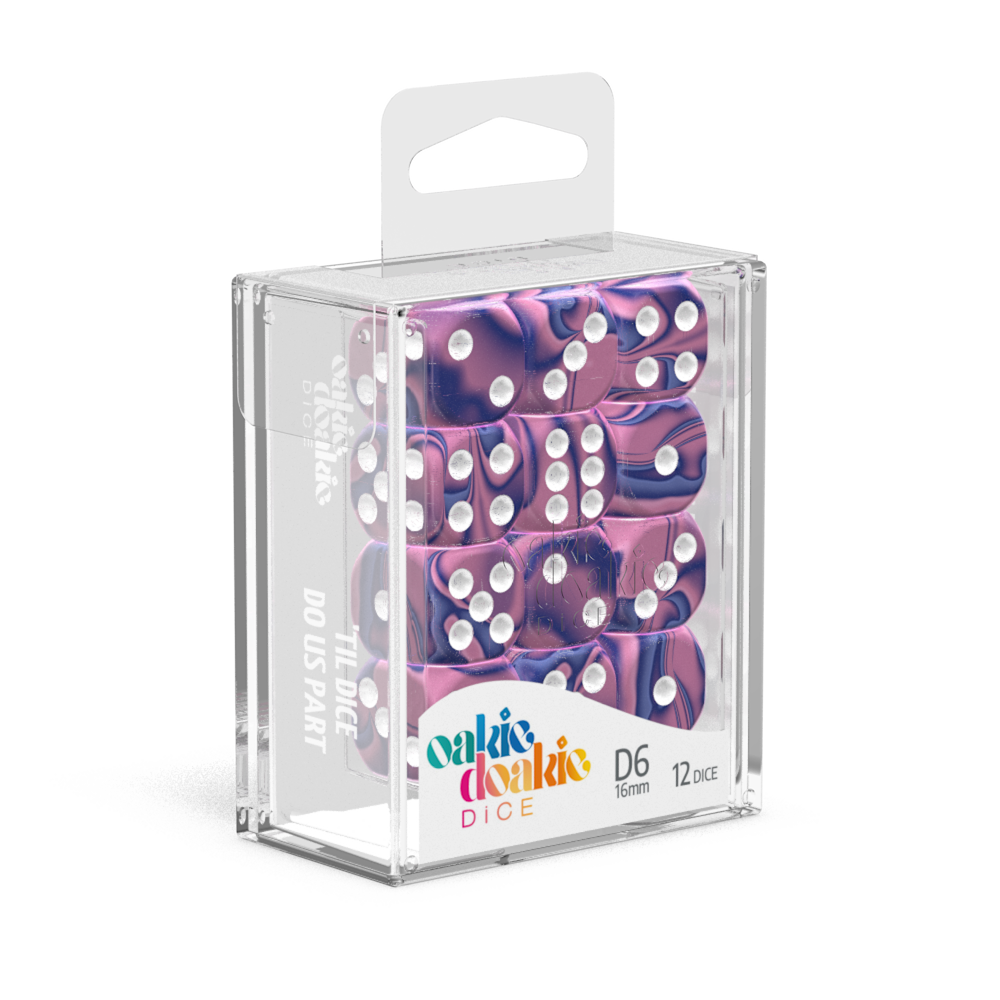 Oakie Doakie Dice D6 16 mm GemiDice - Venus (12)-1
