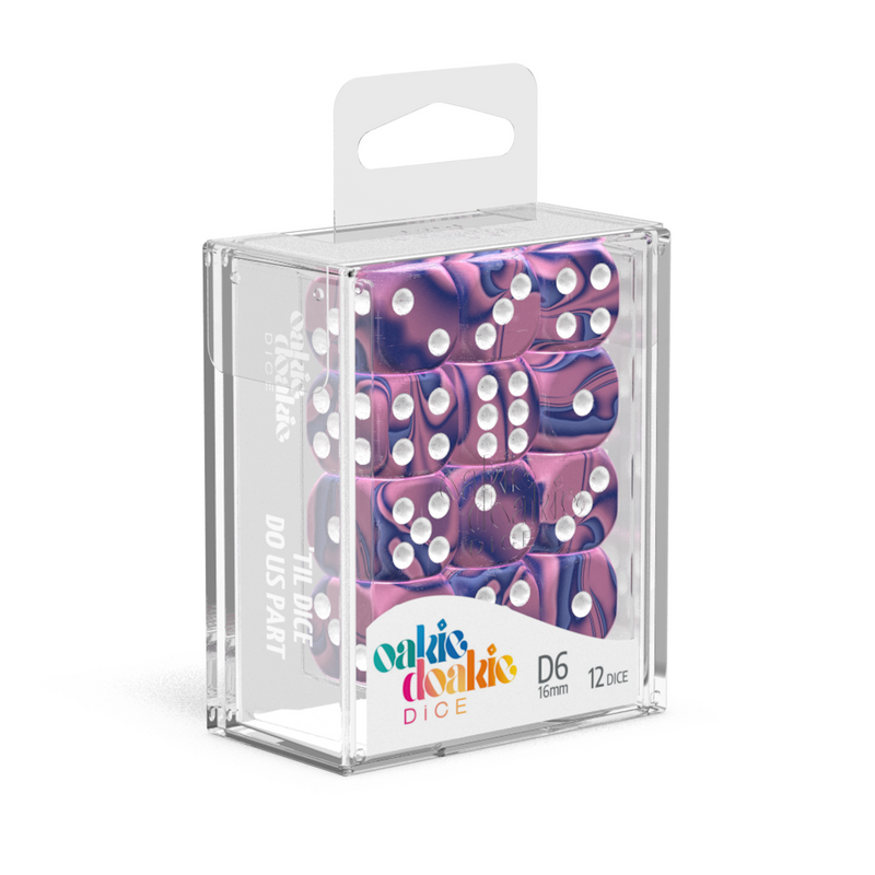 Oakie Doakie Dice D6 16 mm GemiDice - Venus (12)-1