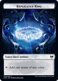 Replicated Ring // Thopter Double-Sided Token [Kaldheim Commander Tokens]-1