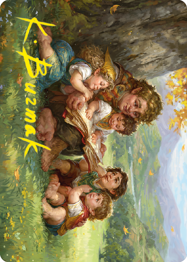 Samwise Gamgee Art Card (19/81) (Gold-Stamped Signature) [The Lord of the Rings: Tales of Middle-earth Art Series]-1