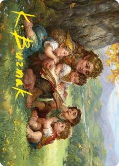 Samwise Gamgee Art Card (19/81) (Gold-Stamped Signature) [The Lord of the Rings: Tales of Middle-earth Art Series]-1