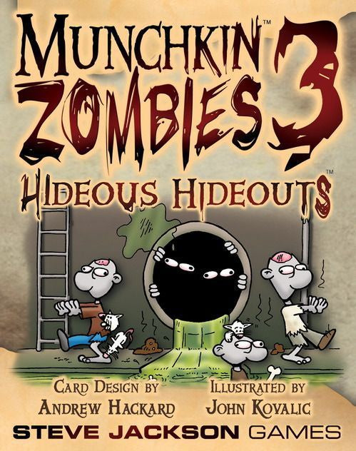 Munchkin Zombies 3 Hideous Hideouts-1