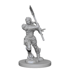 Pathfinder Deep Cuts Unpainted Miniatures Half-Orc Female Barbarian-1