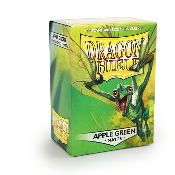 Sleeves - Dragon Shield - Box 100 - Apple Green MATTE-1