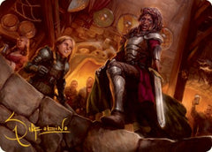 Veteran Dungeoneer Art Card (Gold-Stamped Signature) [Dungeons & Dragons: Adventures in the Forgotten Realms Art Series]-1