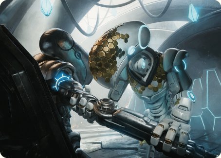 Myr Kinsmith Art Card [Phyrexia: All Will Be One Art Series]-1