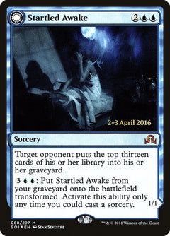 Startled Awake // Persistent Nightmare [Shadows over Innistrad Prerelease Promos]-1