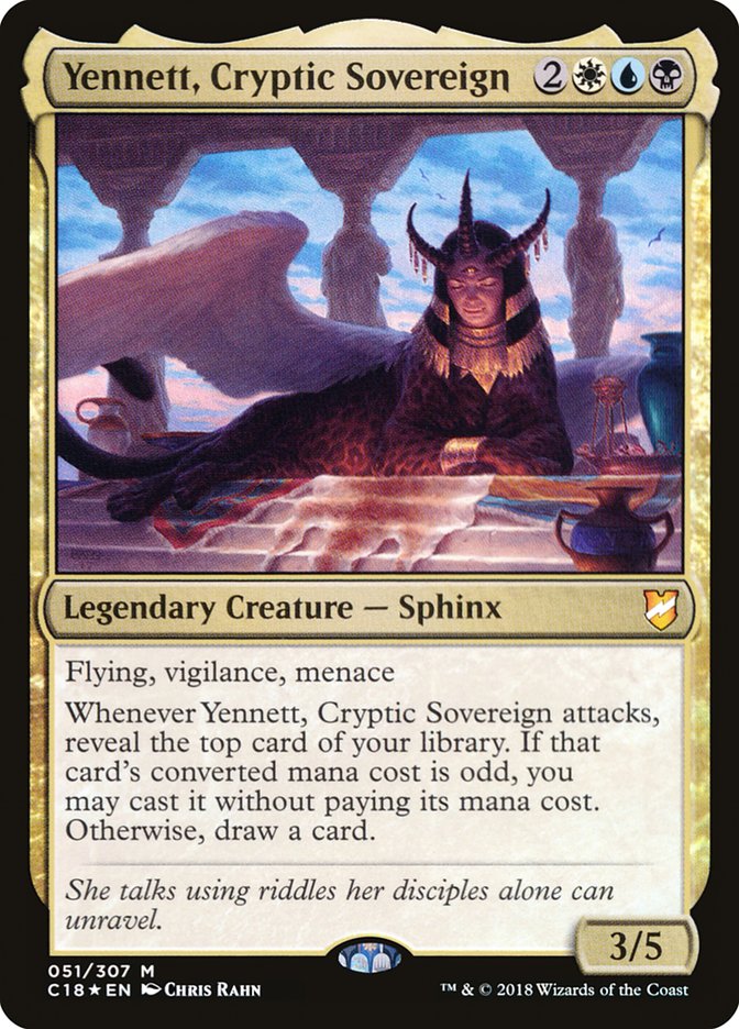 Yennett, Cryptic Sovereign [Commander 2018]-1