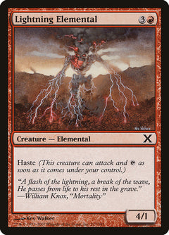 Lightning Elemental [Tenth Edition]-1