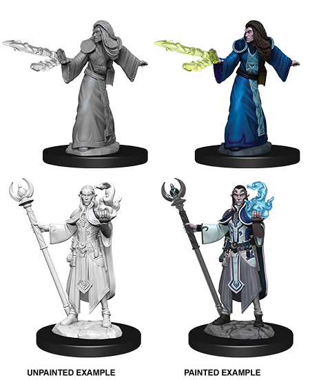 D&D Nolzurs Marvelous Unpainted Miniatures Male Elf Wizard
