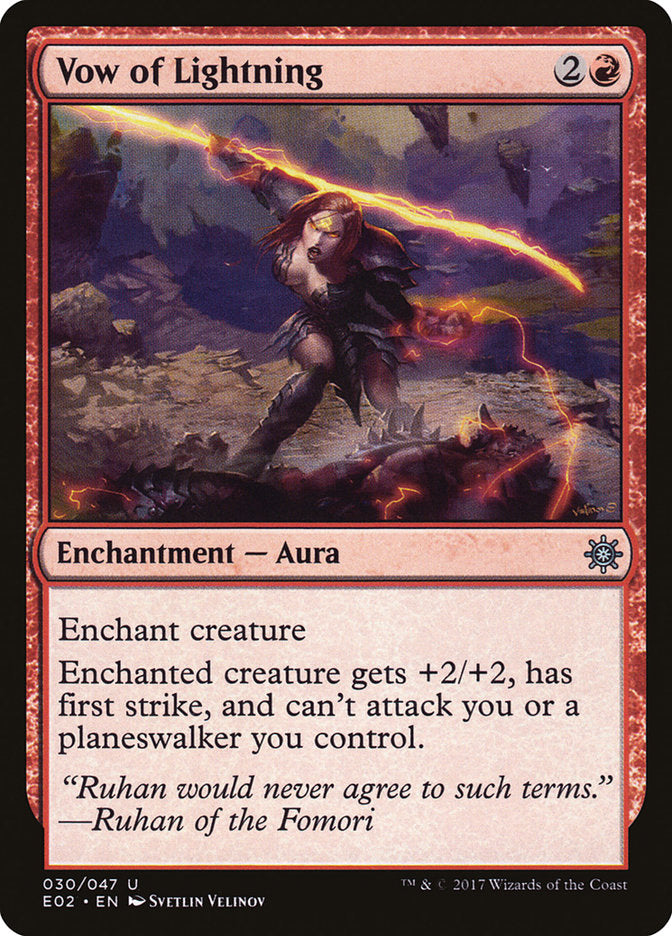 Vow of Lightning [Explorers of Ixalan]-1