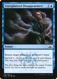 Unexplained Disappearance [Guilds of Ravnica]-1