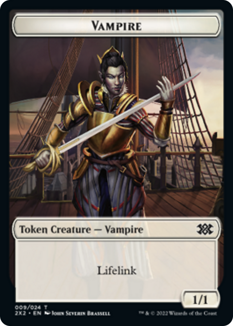 Spider // Vampire Double-Sided Token [Double Masters 2022 Tokens]-2