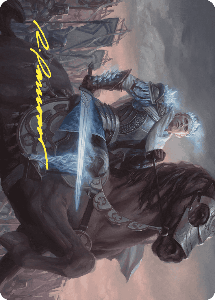 Will, Scion of Peace Art Card (Gold-Stamped Signature) [Wilds of Eldraine Art Series]-1