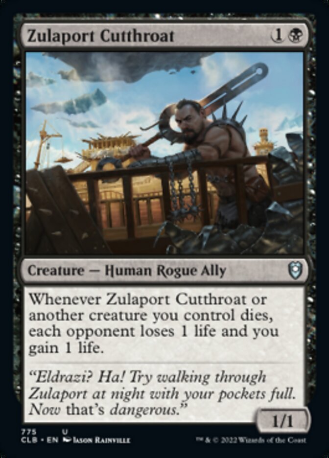 Zulaport Cutthroat [Commander Legends: Battle for Baldur's Gate]-1