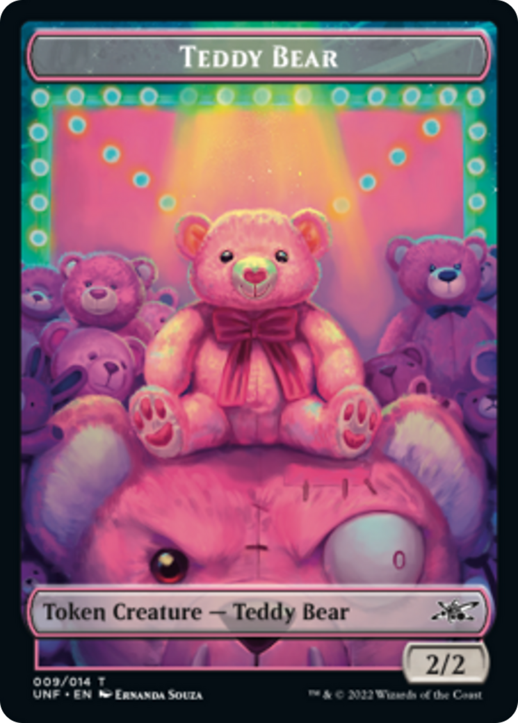 Teddy Bear // Treasure (012) Double-Sided Token [Unfinity Tokens]-1