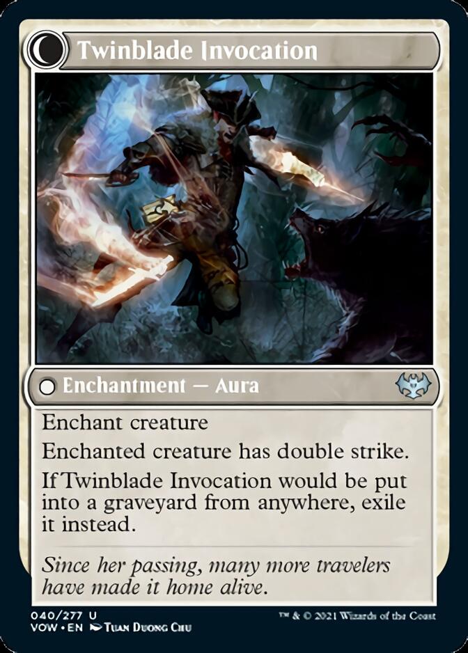 Twinblade Geist // Twinblade Invocation [Innistrad: Crimson Vow]-2