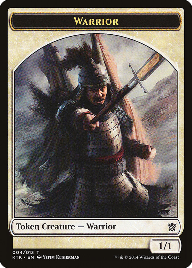 Warrior Token (004/013) [Khans of Tarkir Tokens]-1