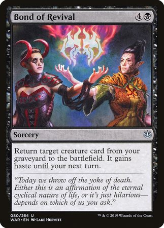 Bond of Revival [War of the Spark]-1
