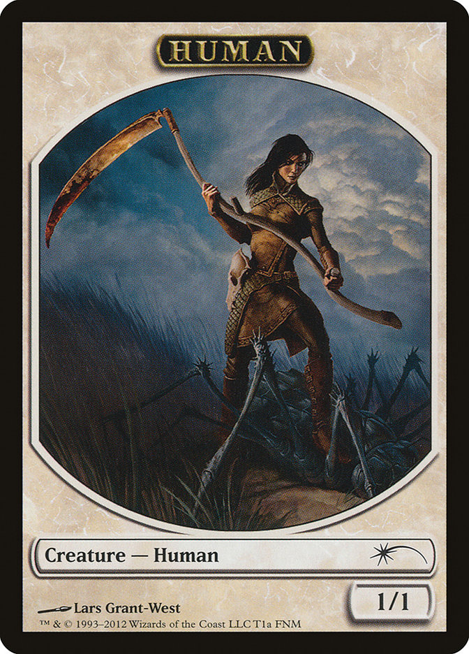Human // Wolf Token [FNM Promos]-1