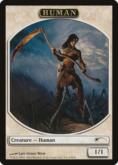 Human // Wolf Token [FNM Promos]-1