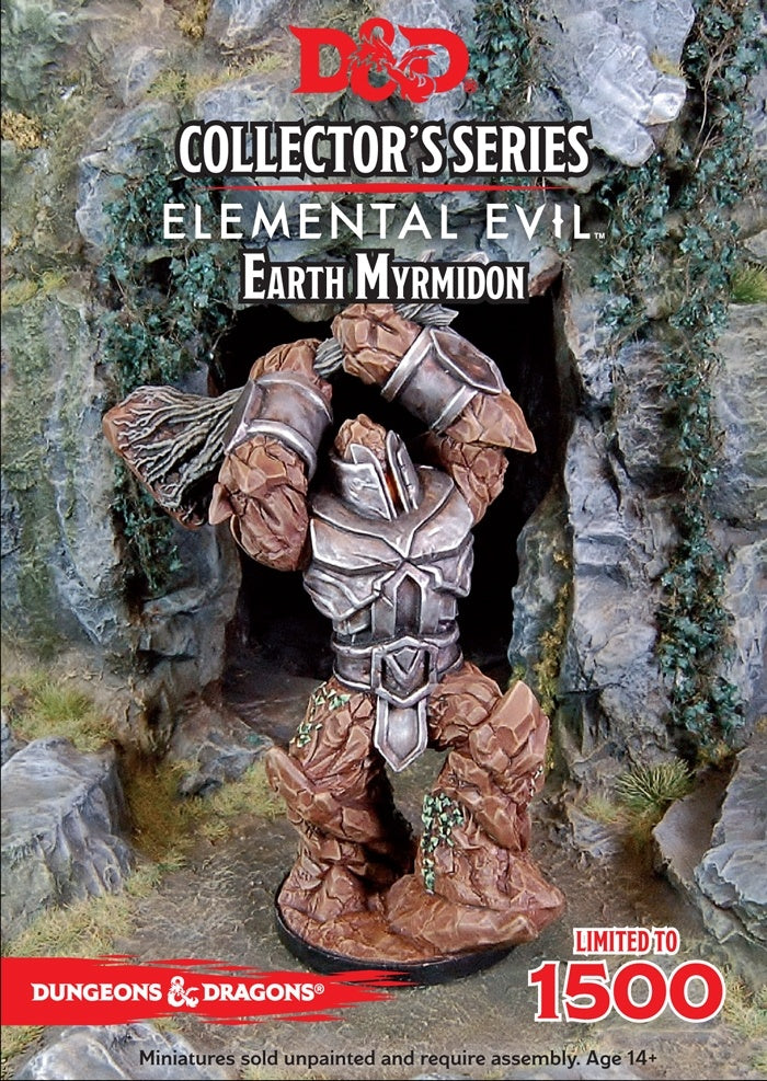 D&D Collectors Series Miniatures Elemental Evil Earth Myrmidon