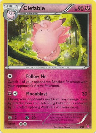 Clefable (16/30) [XY: Trainer Kit 1 - Wigglytuff]-1