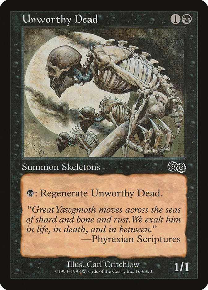 Unworthy Dead [Urza's Saga]-1