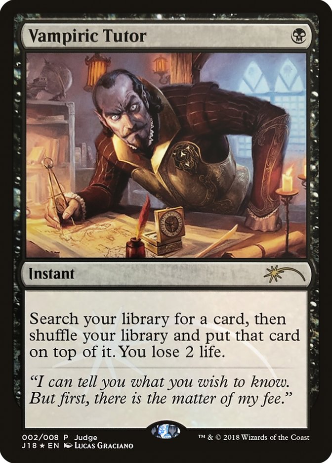 Vampiric Tutor [Judge Gift Cards 2018]-1