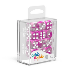 Oakie Doakie Dice D6 16 mm GemiDice - Magnolia (12)-1