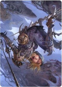 Blackbloom Rogue Art Card [Zendikar Rising Art Series]-1