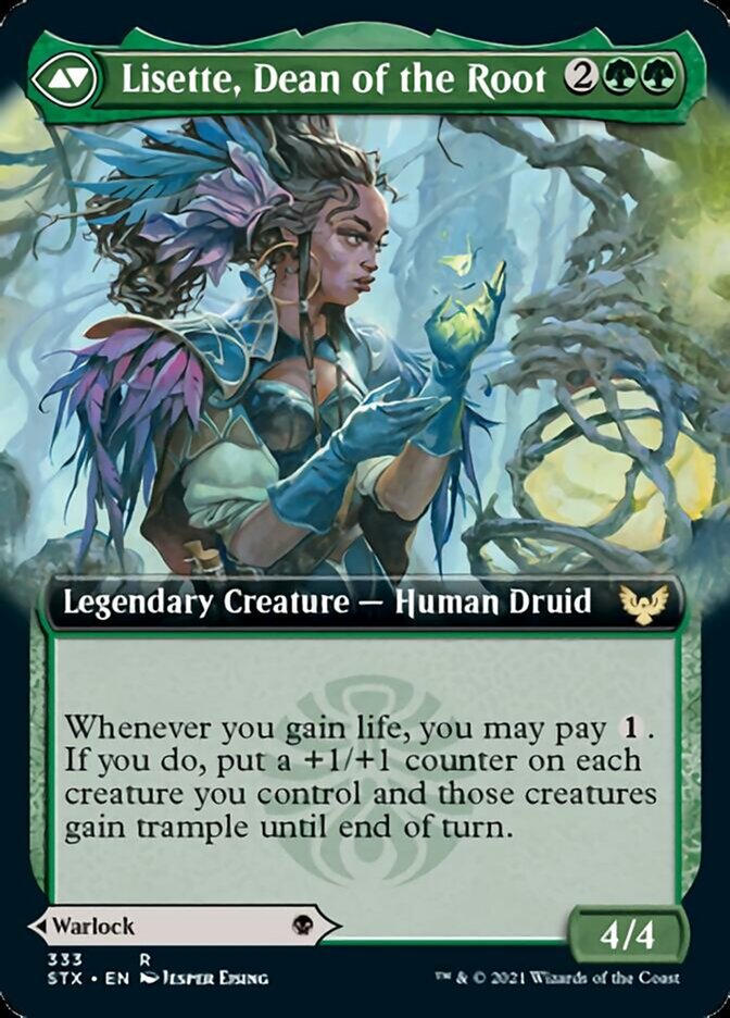 Valentin, Dean of the Vein // Lisette, Dean of the Root (Extended Art) [Strixhaven: School of Mages]-2