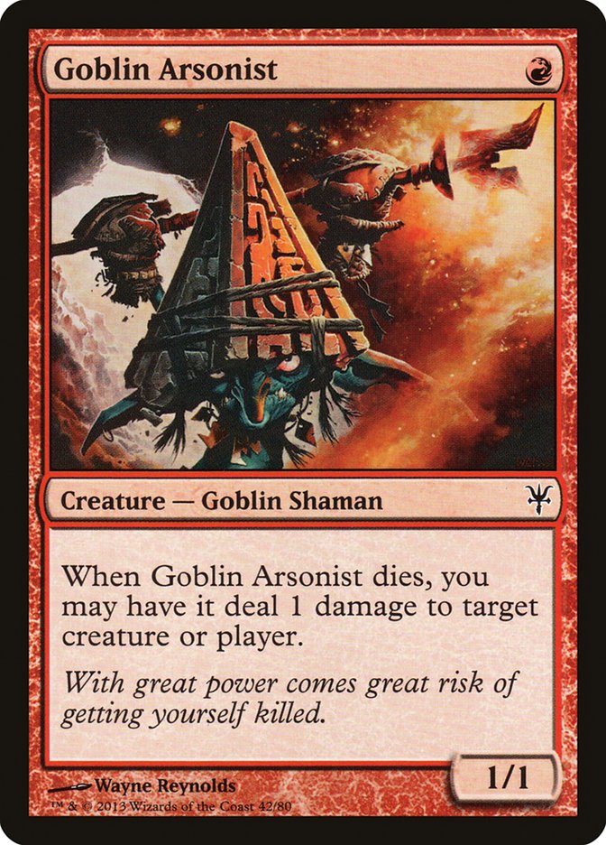 Goblin Arsonist [Duel Decks: Sorin vs. Tibalt]-1