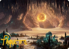 Plains (265) Art Card (Gold-Stamped Signature) [Dungeons & Dragons: Adventures in the Forgotten Realms Art Series]-1