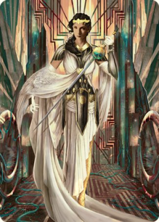 Elspeth Resplendent 2 Art Card [Streets of New Capenna Art Series]-1