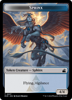 Goblin (0008) // Sphinx Double-Sided Token [Ravnica Remastered Tokens]-2