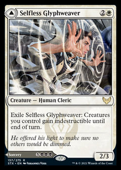 Selfless Glyphweaver // Deadly Vanity [Strixhaven: School of Mages]-1