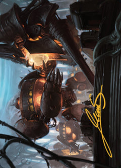 Autonomous Assembler Art Card (Gold-Stamped Signature) [The Brothers' War Art Series]-1