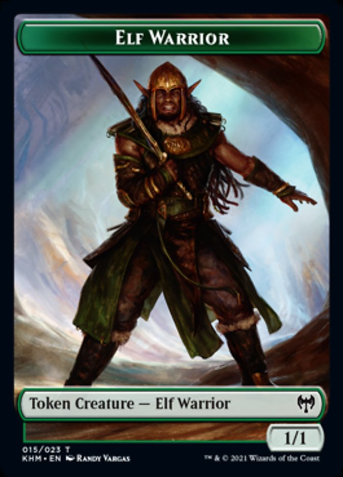 Elf Warrior Token [Kaldheim Tokens]-1