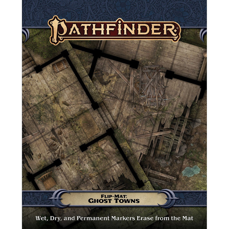 Pathfinder Accessories Flip Mat Ghost Towns-1