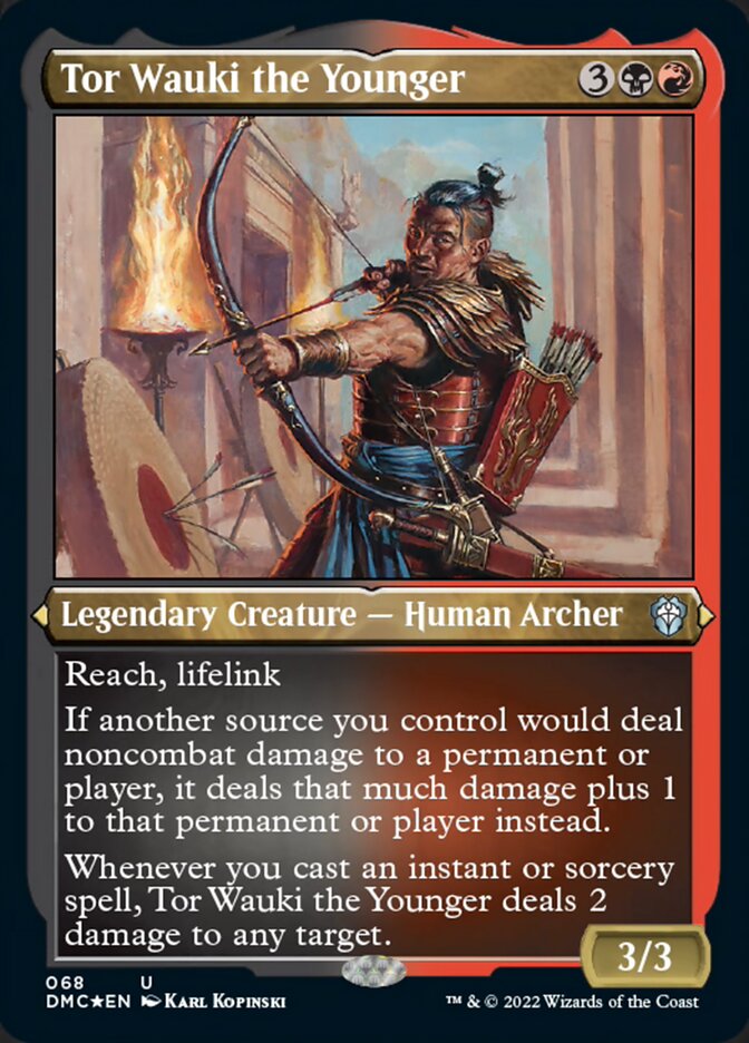Tor Wauki the Younger (Foil Etched) [Dominaria United Commander]-1