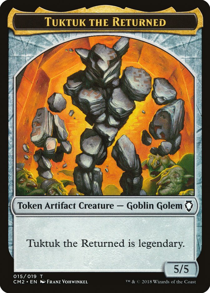 Tuktuk the Returned Token [Commander Anthology Volume II Tokens]-1