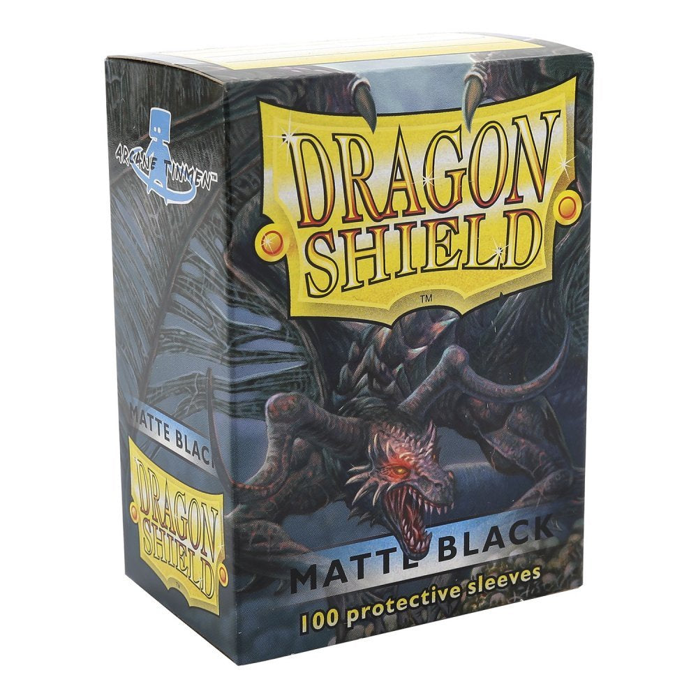 Sleeves - Dragon Shield - Box 100 - Black MATTE-1