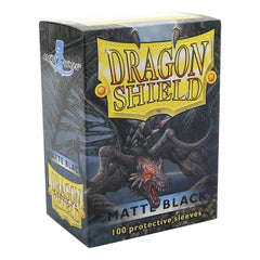 Sleeves - Dragon Shield - Box 100 - Black MATTE-1