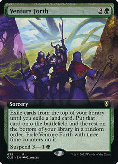 Venture Forth (Extended Art) [Commander Legends: Battle for Baldur's Gate]-1