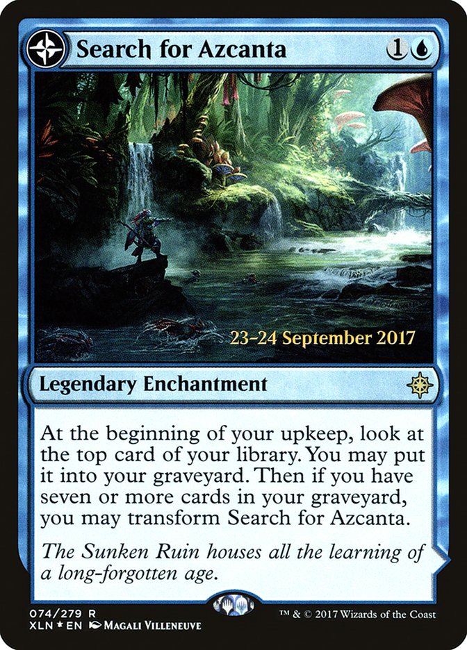 Search for Azcanta // Azcanta, the Sunken Ruin [Ixalan Prerelease Promos]-1